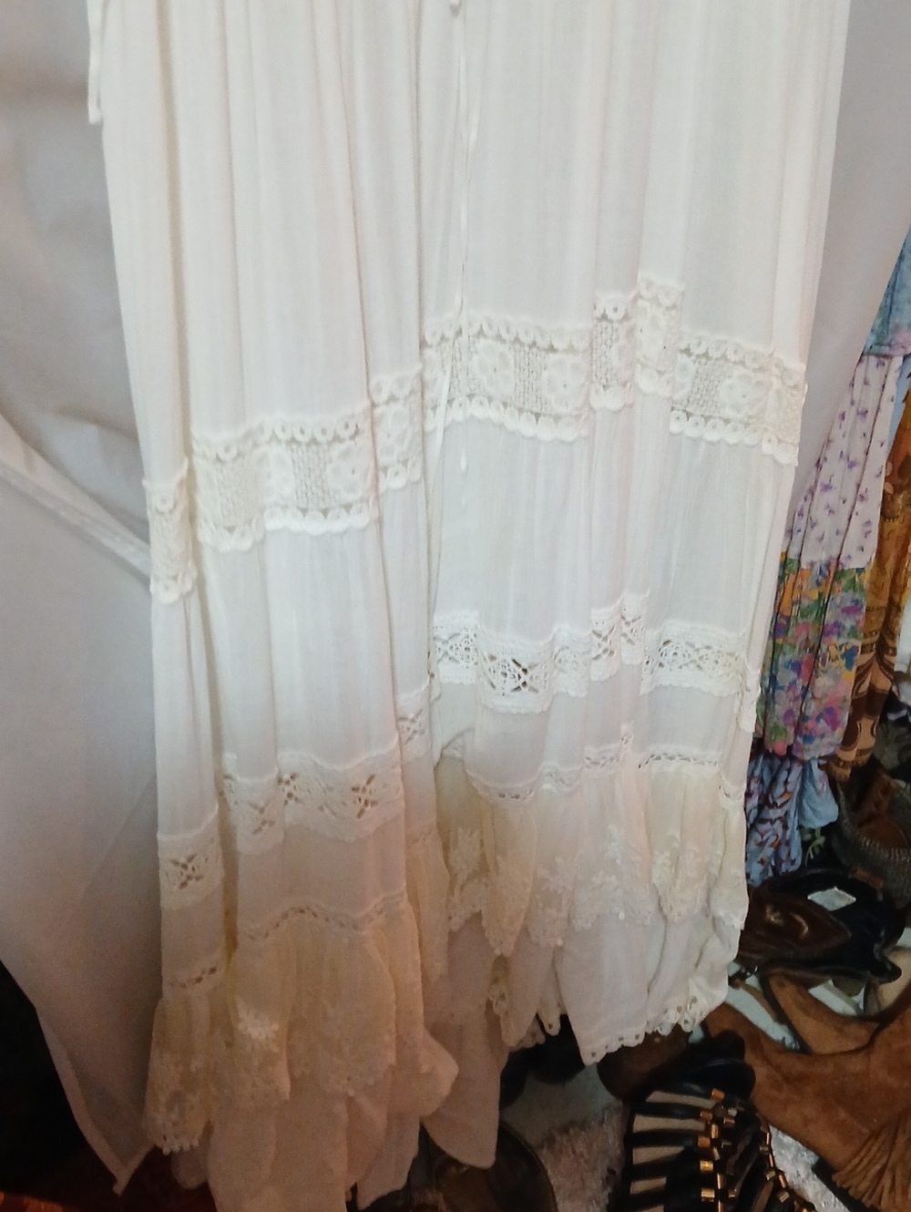 Spell Original White Praire Sundress - Picture 4 of 5